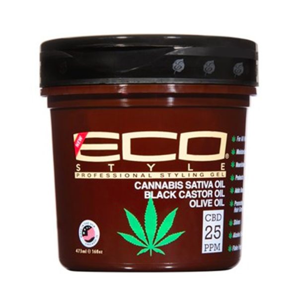 ECO STYLER Gel de Fixation Cannabis Sativa & Black castor & olive Oil